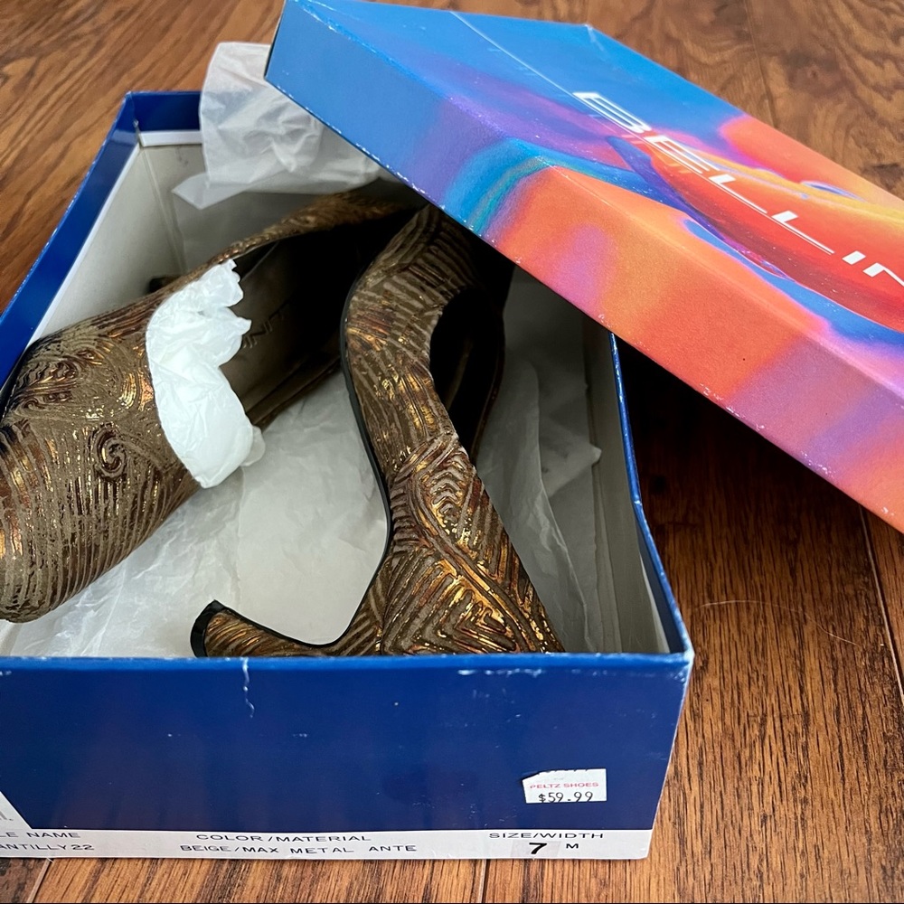 Vintage Bellini Leather Heels Size 7 - Picture 10 of 10